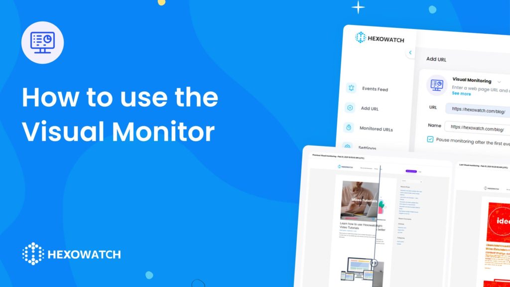 how to use the visual monitor