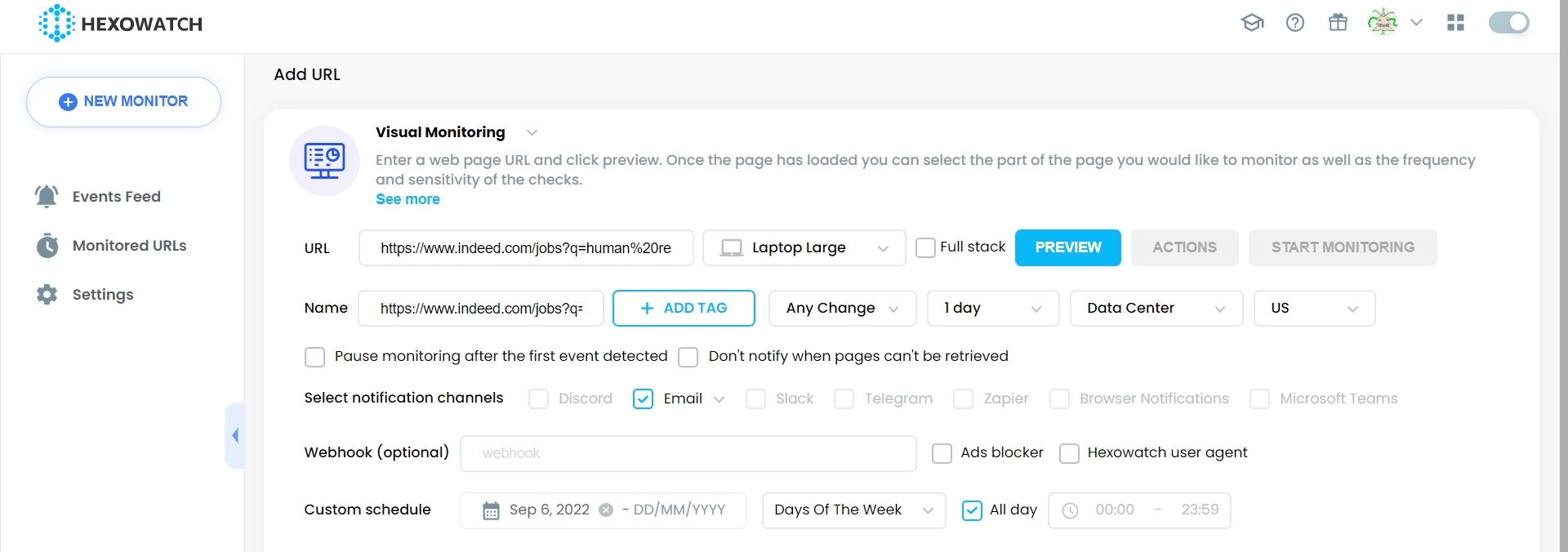 How to monitor job postings to find your dream job Hexowatch